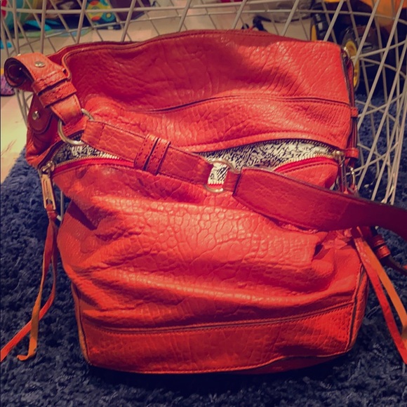 Rebecca Minkoff Bucket Bag - Cherry Red - Picture 1 of 3